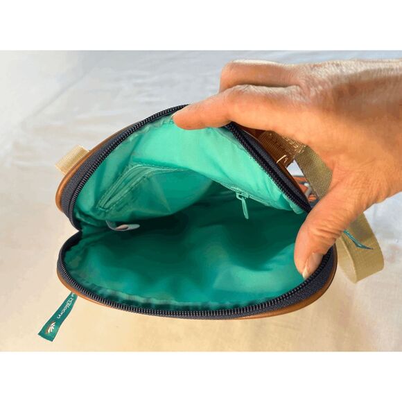 Lily Bloom Cross Body Handbag/Purse Adjustable Strap, Flowers, Blue, Colorful - Picture 3 of 10